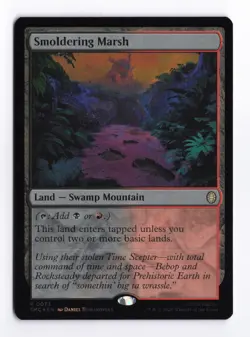 Smoldering Marsh (Surge Foil) 73 MTG Commander Teenage Mutant Ninja Turtles TMC - Image 1