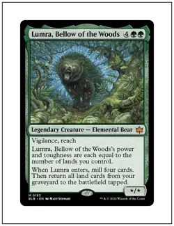 1x Lumra, Bellow of the Woods, Magic the Gathering, MTG NM - Image 1