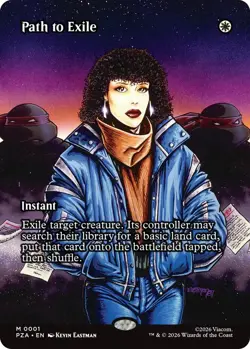 Path to Exile - Borderless Light Play, English Magic the Gathering MTG Teenage M - Image 1