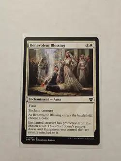 Commander Legends - Benevolent Blessing - LP - Common - Aura - Image 1