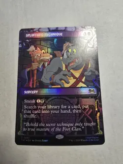 Magic the Gathering MTG - Turtles TMNT Splinter's Technique Showcase FOIL 0233 - Image 1