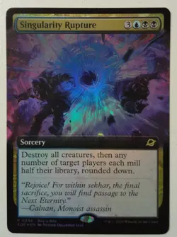 Singularity Rupture *Buy a Box Promo FOIL* Magic MtG x1 - Image 1