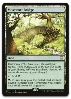 Mosswort Bridge #251 (NM) Forgotten Realms AFC Magic MTG - Image 1