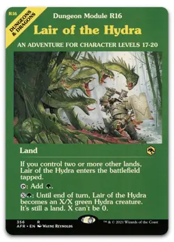 Lair of the Hydra (Dungeon Module) #356 (NM) Forgotten Realms AFR Magic MTG - Image 1