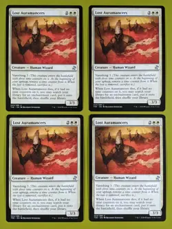Lost Auramancers x4 Time Spiral Remastered 4x Magic the Gathering MTG - Image 1