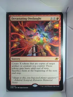 Devastating Onslaught - M132 - MTG - Edge of Eternities (EOE) - Image 1