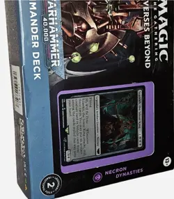 MTG Universes Beyond WARHAMMER 40,000 - COMMANDER DECK - Necron Dynasties! *NEW* - Image 1