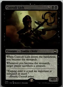 Custodi Lich R Commander: Streets of New Capenna 244 LP - Image 1