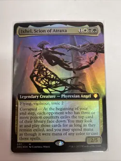 MTG FOIL Ixhel, Scion of Atraxa - Phyrexia: All Will Be One Commander #037 M - Image 1