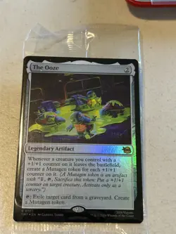 mtg Prerelease foil The Ooze, TMNT, unplayed, still sealed - Image 1