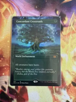MTG Concordant Crossroads Double Masters 2022 367 Foil Borderless - Image 1