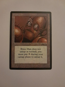 Brass Man MP Arabian Nights MTG Magic the Gathering - Image 1