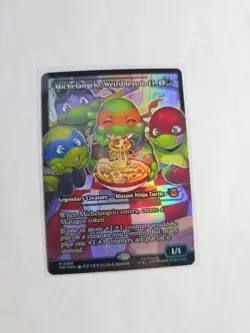 MTG Michelangelo, Weirdness to 11 Foil 0288 Teenage Mutant Ninja Turtles - Image 1