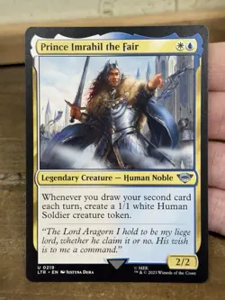 MTG Prince Imrahil the Fair 219 Regular Lord of the Rings - Image 1