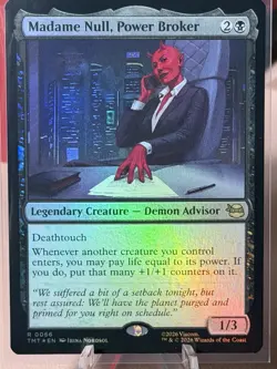 FOIL Madame Null Power Borker - Teenage Mutant Ninja Turtles - MtG- NM - Image 1