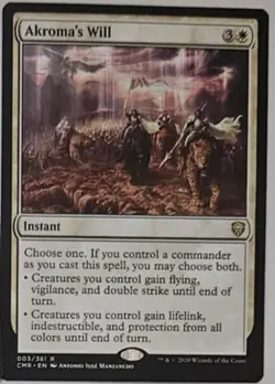 Akroma's Will Commander Legends Regular - Image 1