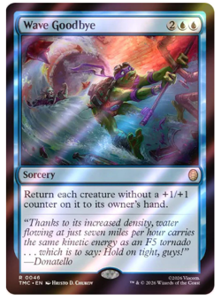 Wave Goodbye - Surge Foil Teenage Mutant Ninja Turtles MTG - Image 1