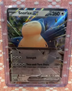 Snorlax Ex 76/131 Pokemon TCG S&V Prismatic Evolutions Double Rare Holo - Image 1