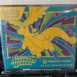 Pokemon Center Mega Evolution Ascended Heroes Elite Trainer Box Dragonite Zekrom - Image 1