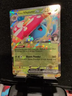 TCG Pokemon Erika's Vileplume ex 003/217 Me: Ascended Heroes Holo NM Pack Fresh. - Image 2