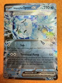 Pokemon Wellspring Mask Ogerpon ex SV: Prismatic Evolutions 027/131 Holo - Image 1