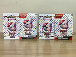 Pokemon TCG ~ 2x Scarlet & Violet: 151 Empty Booster Bundles ~ Opened, No Packs - Image 1