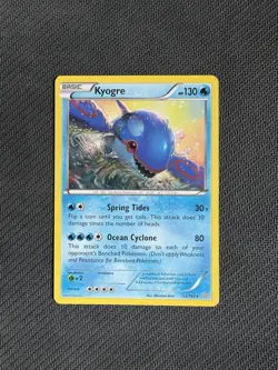 Pokemon TCG Kyogre Primal Clash 53/160 Regular Rare NM/LP - Image 1