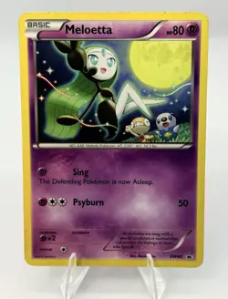 Meloetta BW68 Black and White Black Star Promo 2012 Pokemon TCG - Image 1