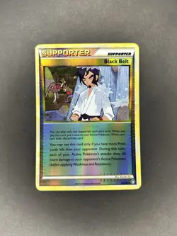 Black Belt 85/102 Uncommon Reverse Holo Triumphant NM Pokemon - Image 1