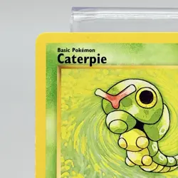 Pokemon Caterpie 45/102 BS Base Set Unlimited Vintage 1999 LP - Image 2