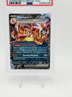 2025 Pokemon Charizard EX PSA 9 #196 Special Collection Black Star Promo - Image 2