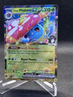Erika's Vileplume EX 003/217 Double Rare Pokemon Ascended Heroes 2025 - Image 2