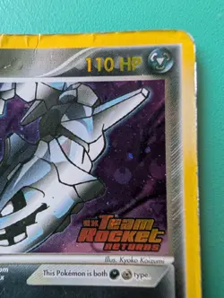 2004 Pokemon EX Team Rocket Returns Dark Steelix #10/109 Reverse Holo HP/DMG - Image 4