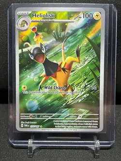 Heliolisk 177/167 IR Illustration Rare Pokemon 2024 Twilight Masquerade NM - Image 1