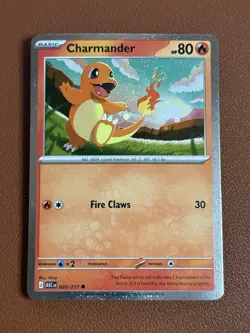 Pokemon TCG Charmander 020/217 & Gastly 123/217 Cosmo Holo Promo Ascended Heroes - Image 2