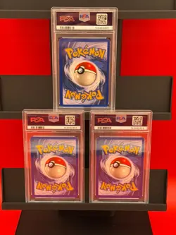 Pokemon TCG 1999 Wigglytuff Raichu Alakazam HOLO PSA Slabs - Image 1