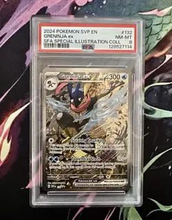 Pokemon TCG - Greninja Ex - 132 - Black Star Promo - PSA 8 - Image 1