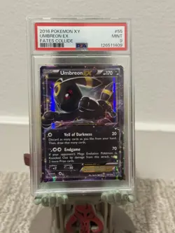 2016 Pokemon XY Umbreon EX #55 PSA 9 - Image 1
