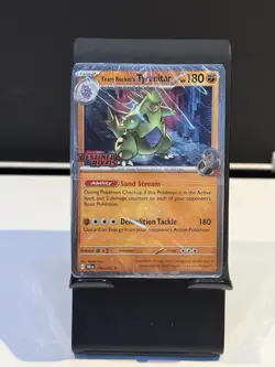 Team Rocket's Tyranitar 96/182 Sealed Stamped Promo Deck 2025 Pokemon-DRI - Image 1