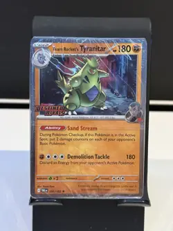 Team Rocket's Tyranitar 96/182 Sealed Stamped Promo Deck 2025 Pokemon-DRI - Image 2