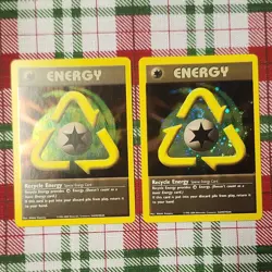 Lot of 2 Pokemon Holographic Recycle Energy Special Energy - Image 1