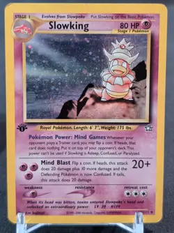 Pokemon Slowking Neo Genesis 14/111 1st Edition Holo Rare - Image 3