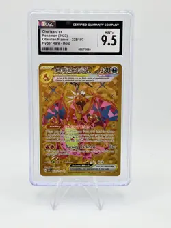 2023 Pokemon - Charizard Ex Hyper Rare #228 Obsidian Flames - CGC 9.5 - Image 1