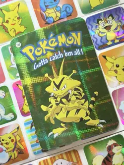Pokemon 151 Vintage Pocket Monsters Vending HOLO Prism Sticker 2000 Nintendo - Image 1