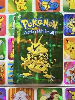 Pokemon 151 Vintage Pocket Monsters Vending HOLO Prism Sticker 2000 Nintendo - Image 4