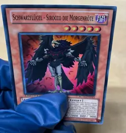 1x Yu-Gi-Oh! GERMAN Blackwing - Sirocco The Dawn - AC11-DE013 - Super - MP - Image 2