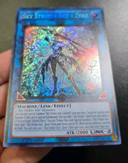 1x Yugioh - Sky Striker Ace = Zero DUAD-EN049 Secret Rare 1st Edition NM - Image 2