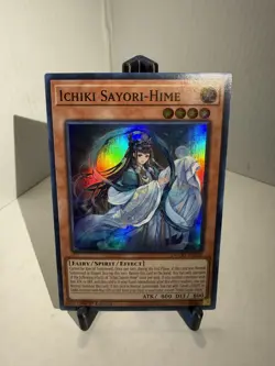 Yugioh TCG Ichiki Sayori-Hime Doom of Dimensions DOOD-EN030 1st Edition Holo Raw - Image 1