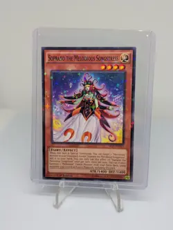 Yugioh Soprano The Melodious Songstress SP17-EN013 1st edition Starfoil Rare - Image 1