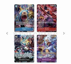 Bandai One Piece Card Game Four Emperors 2nd Anniversary Set Shanks Luffy Teach - Image 5